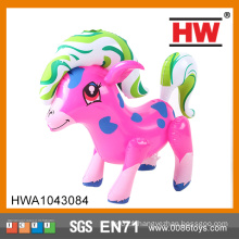 Poney gonflable de cheval rose adorable